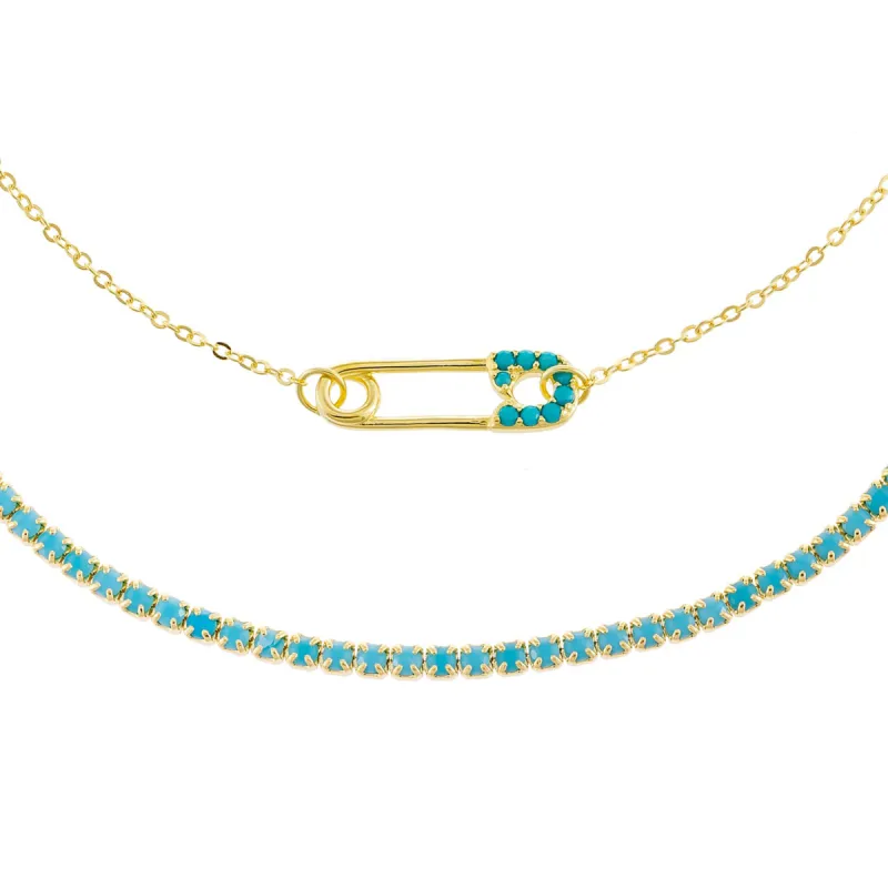 Turquoise Anklet Combo Set sold by Adina Eden's