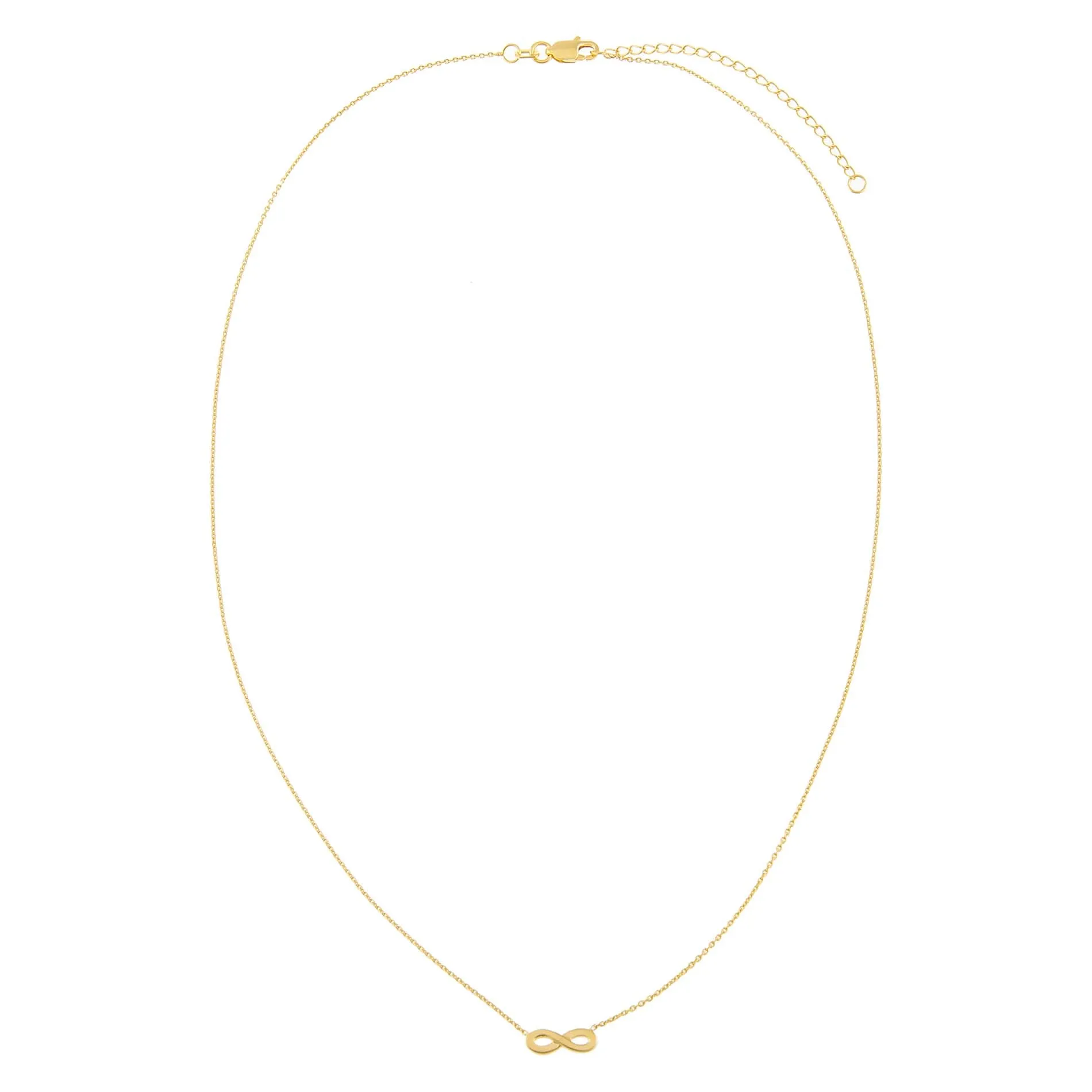 Mini Infinity Necklace 14K sold by Adina Eden's product image thumbnail 2