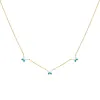 Triple CZ Butterfly Necklace sold by Adina Eden's