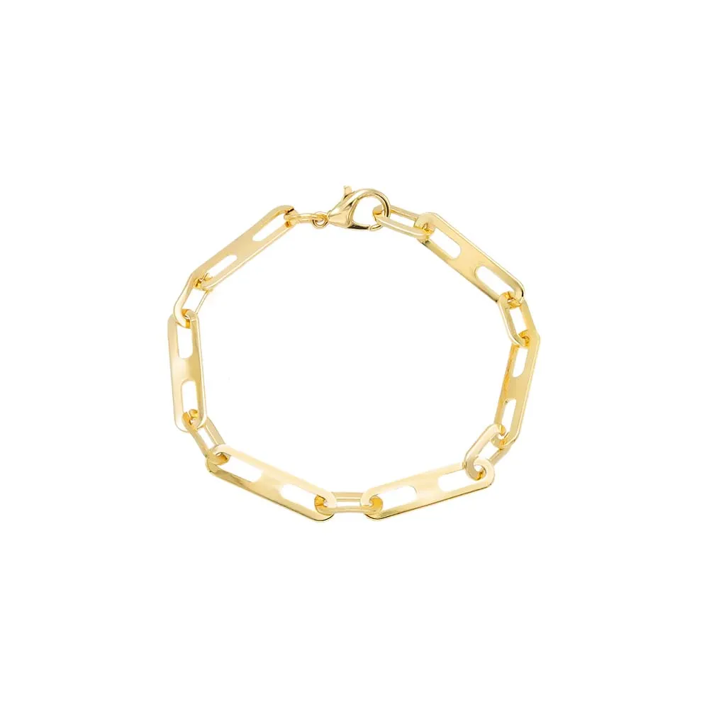 Boxed Elongated Mariner Chain Bracelet sold by Adina Eden's