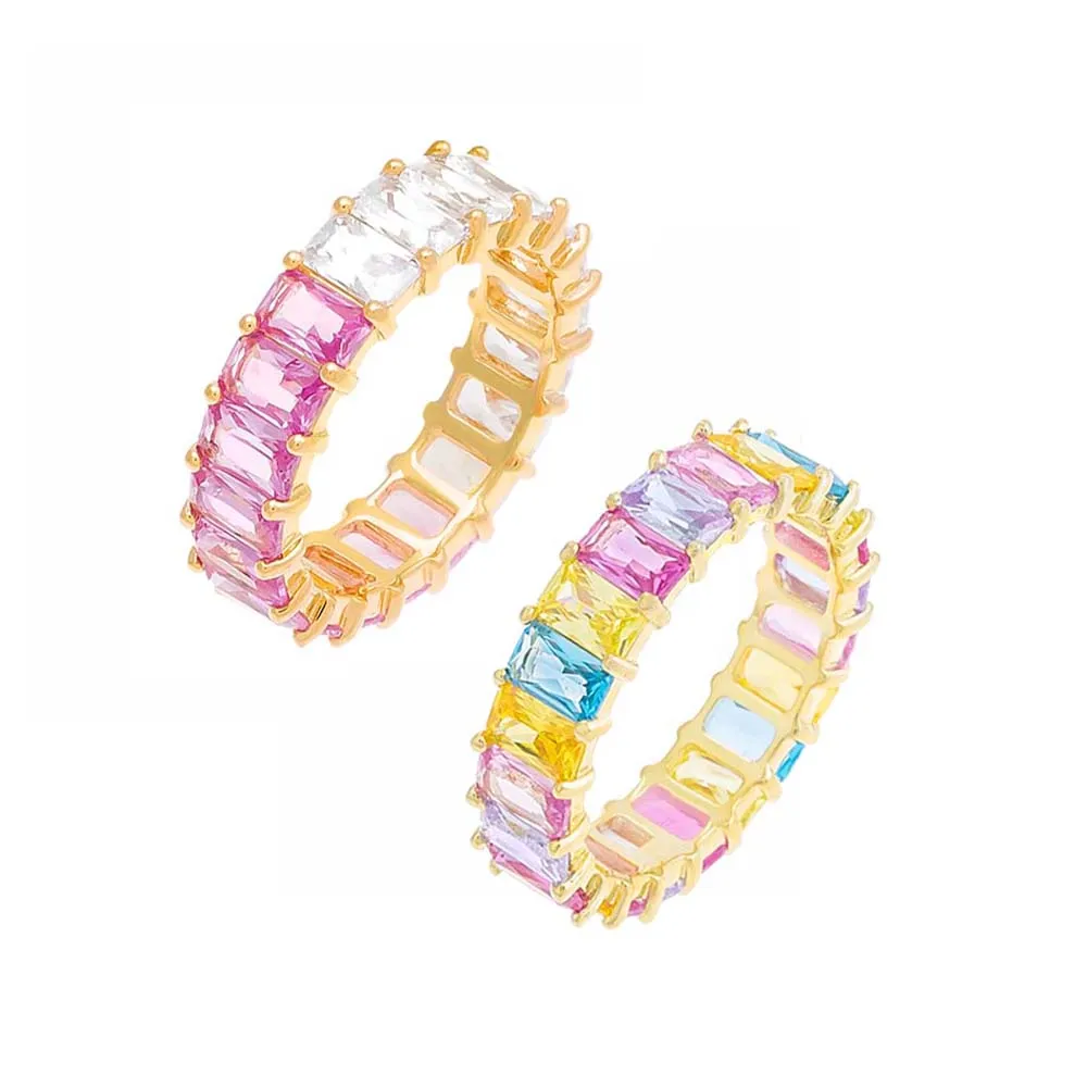 Pastel X Pink Eternity Band Combo Set sold by Adina Eden's