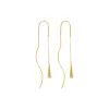Solid Teardrop Chain Earring sold by Adina Eden's