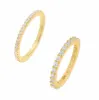 Thin CZ Eternity Band Combo Set sold by Adina Eden's