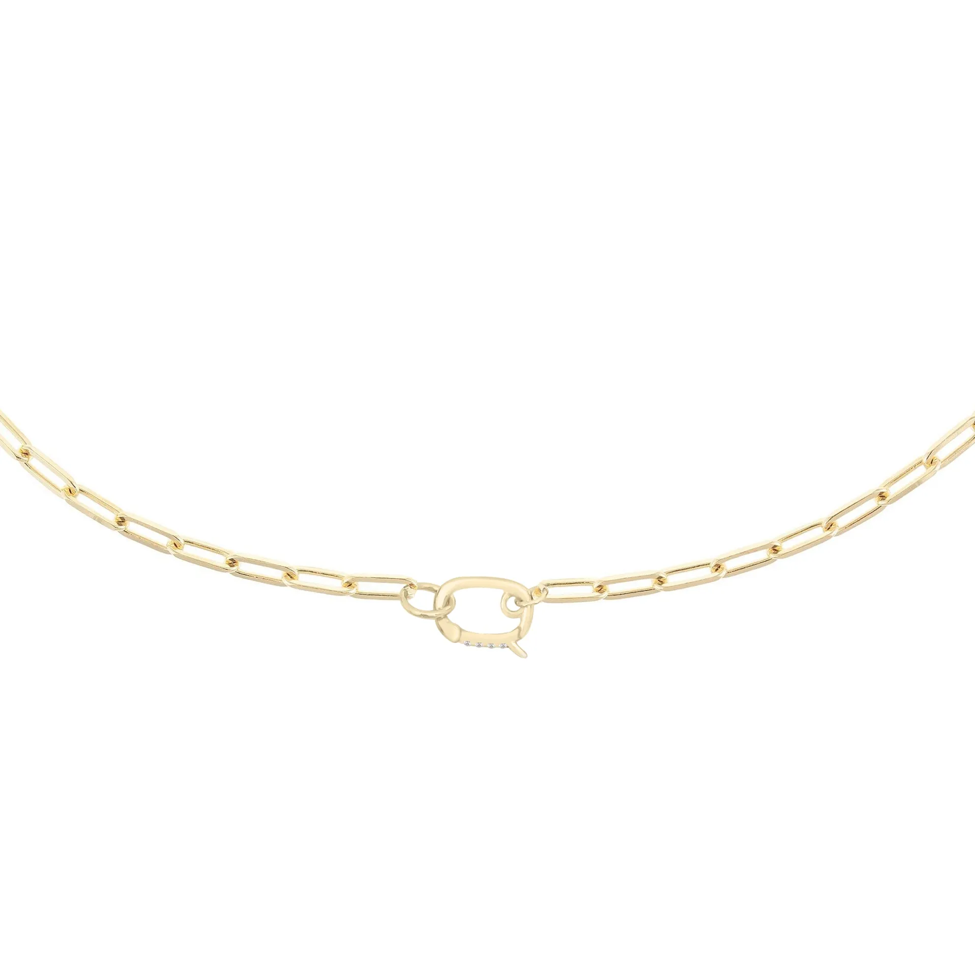 Diamond Toggle Link Necklace 14K sold by Adina Eden's