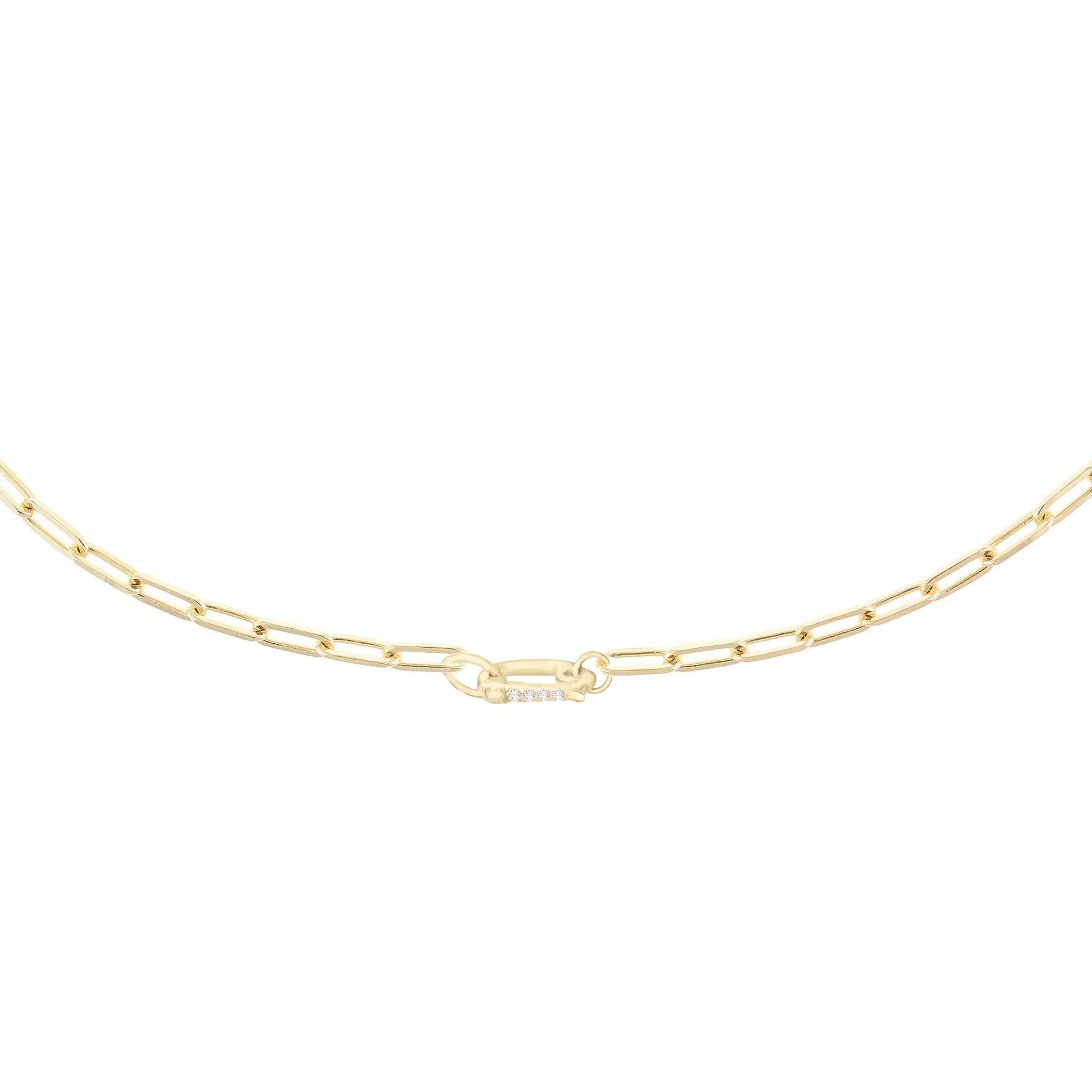 Diamond Toggle Link Necklace 14K sold by Adina Eden's product image thumbnail 3