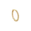Thin Twisted Huggie Earring 14K sold by Adina Eden's