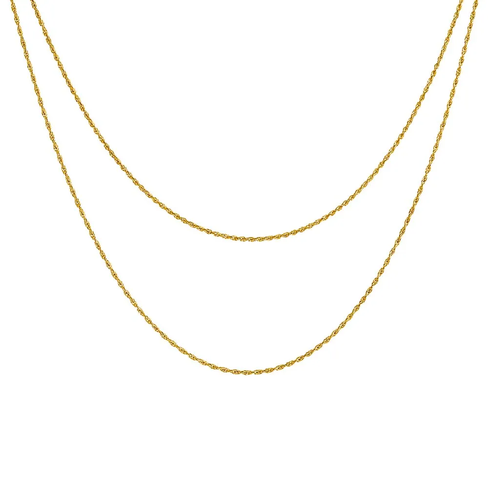Singapore Chain Necklace 14K sold by Adina Eden's product image thumbnail 5