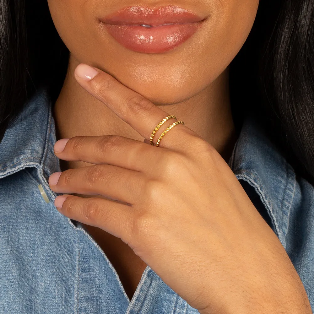 Solid Spiked Eternity Ring sold by Adina Eden's product image thumbnail 2