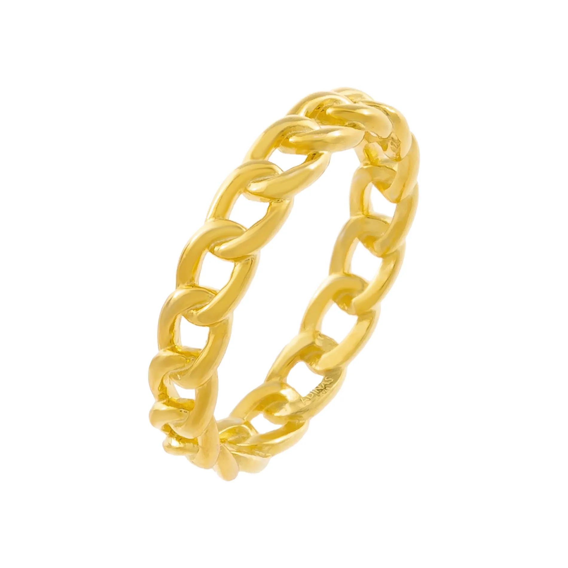 Thin Cuban Ring sold by Adina Eden's