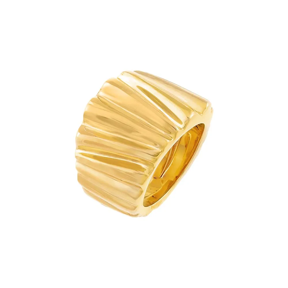 Chunky Textured Ring 14K sold by Adina Eden's