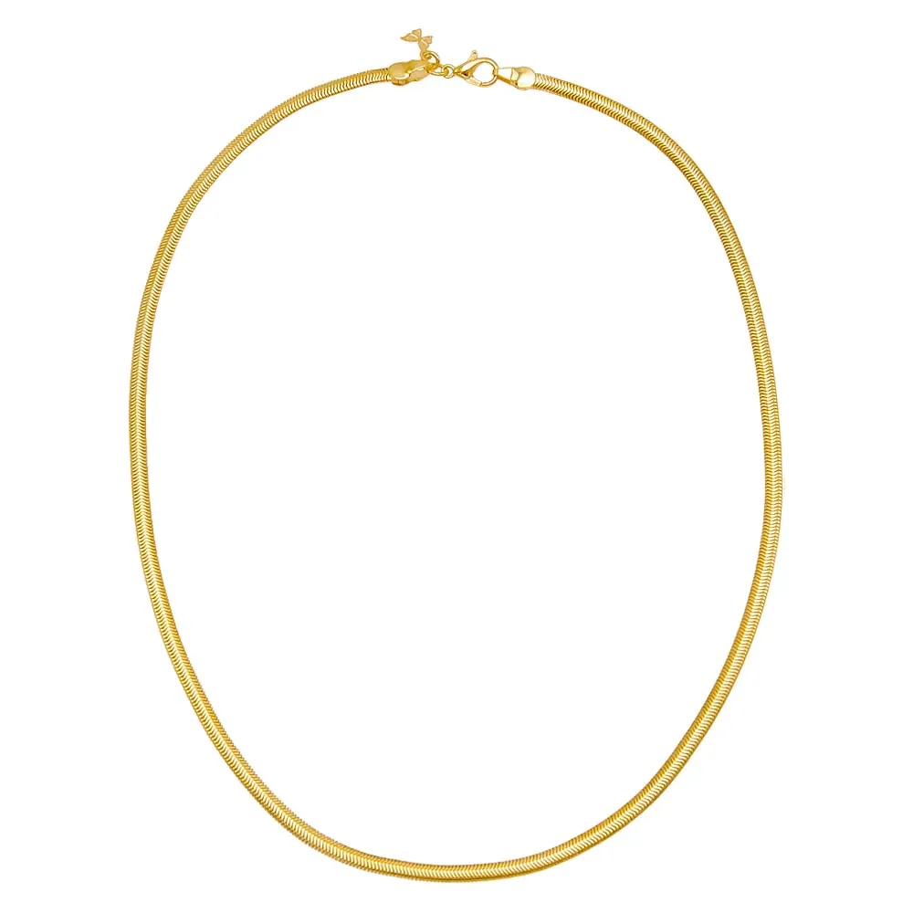 Solid Snake Choker Necklace sold by Adina Eden's product image thumbnail 3