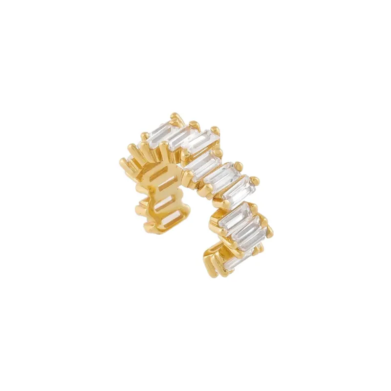 Scattered Baguette Ear Cuff sold by Adina Eden's
