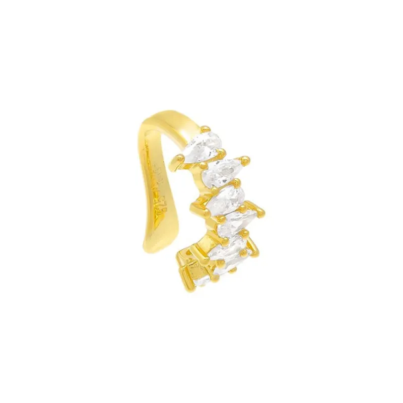 Scattered CZ Ear Cuff sold by Adina Eden's