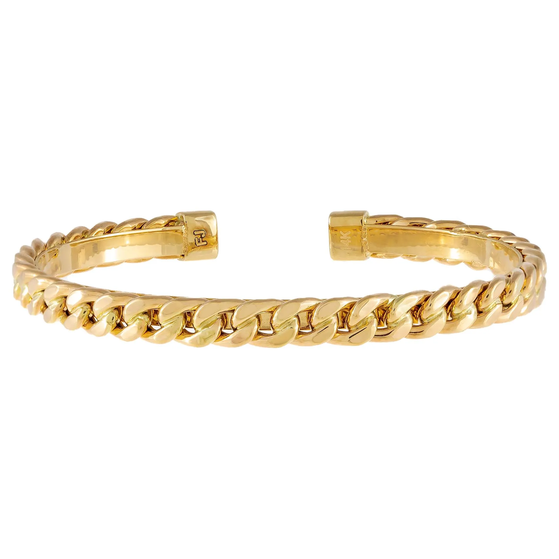 Cuban Chain Bangle 14K sold by Adina Eden's