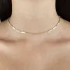 Pavé X Solid Choker sold by Adina Eden's