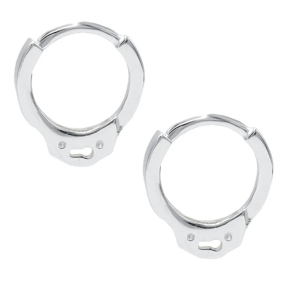 Handcuff Huggie Earring sold by Adina Eden's product image thumbnail 3