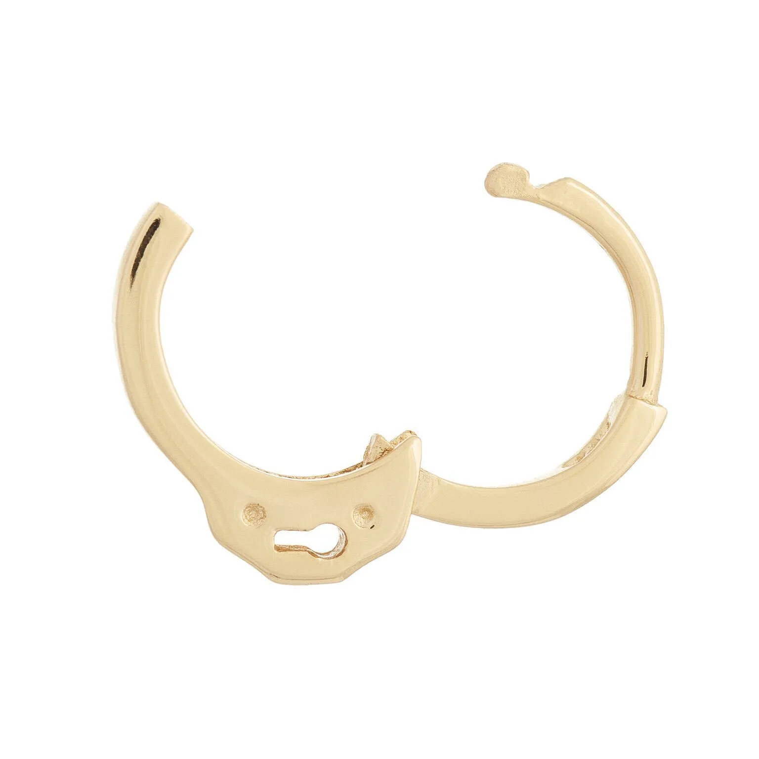Handcuff Huggie Earring sold by Adina Eden's product image thumbnail 5