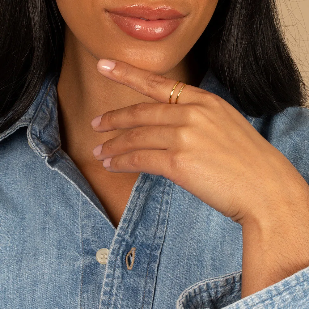 Thin Solid Eternity Ring sold by Adina Eden's product image thumbnail 3