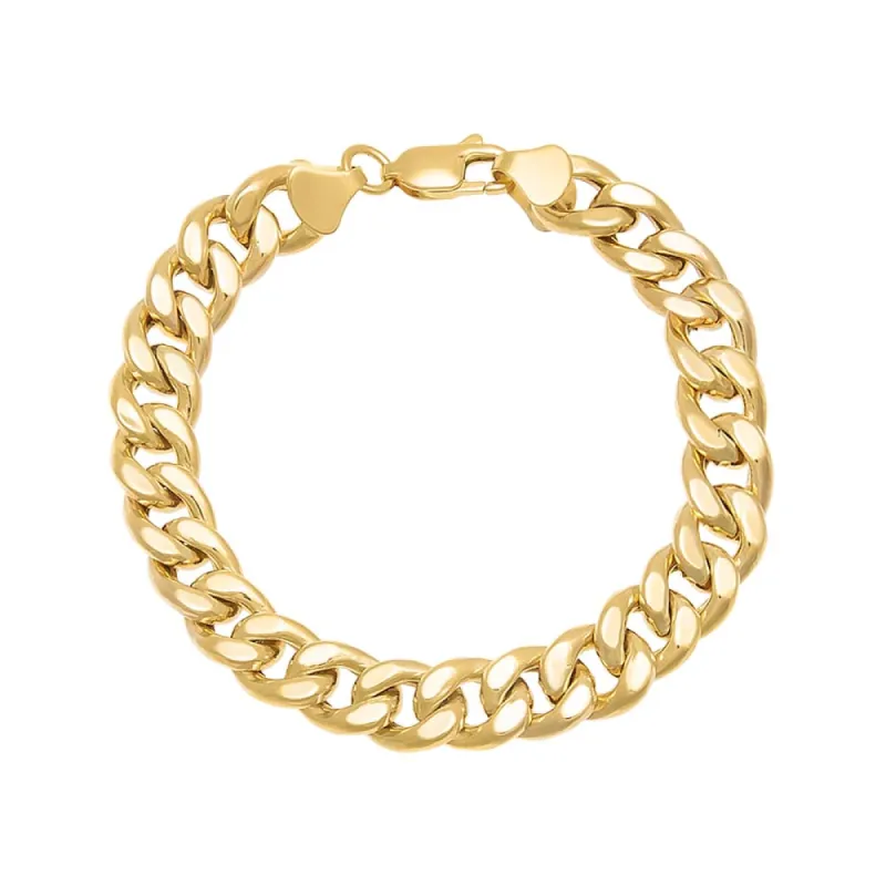 Miami Cuban Chain Bracelet 14K sold by Adina Eden's