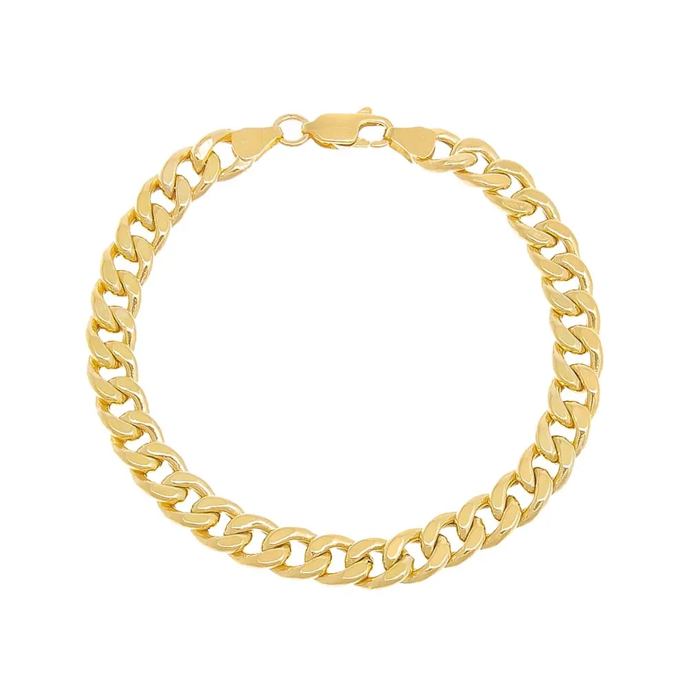 Miami Cuban Chain Bracelet 14K sold by Adina Eden's product image thumbnail 4