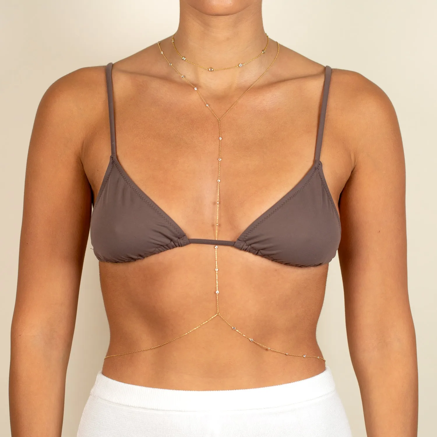 Bezel Body Chain sold by Adina Eden's