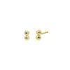 Double Beaded Bar Stud Earring sold by Adina Eden's