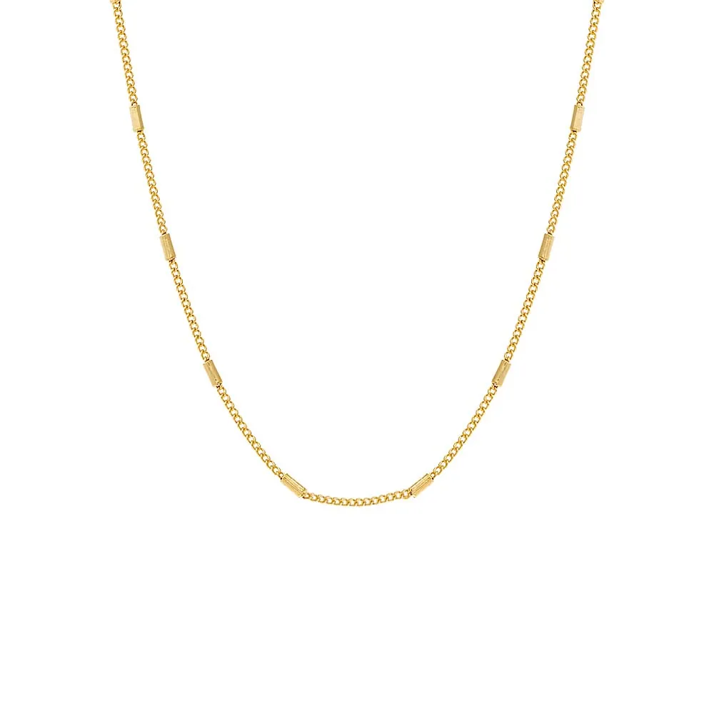 Men's Cylinder Chain Necklace sold by Adina Eden's product image thumbnail 4