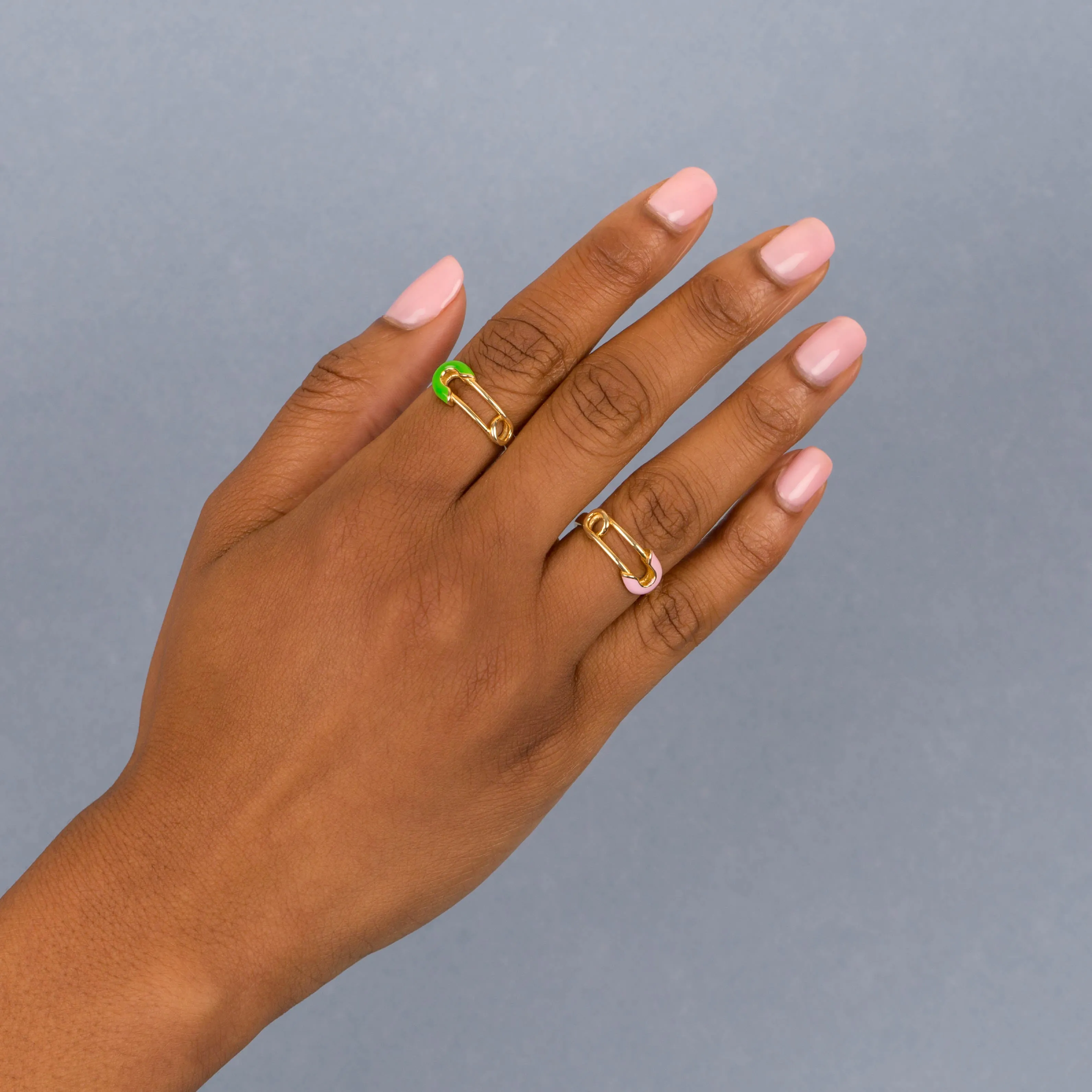Enamel Safety Pin Ring sold by Adina Eden's product image thumbnail 2