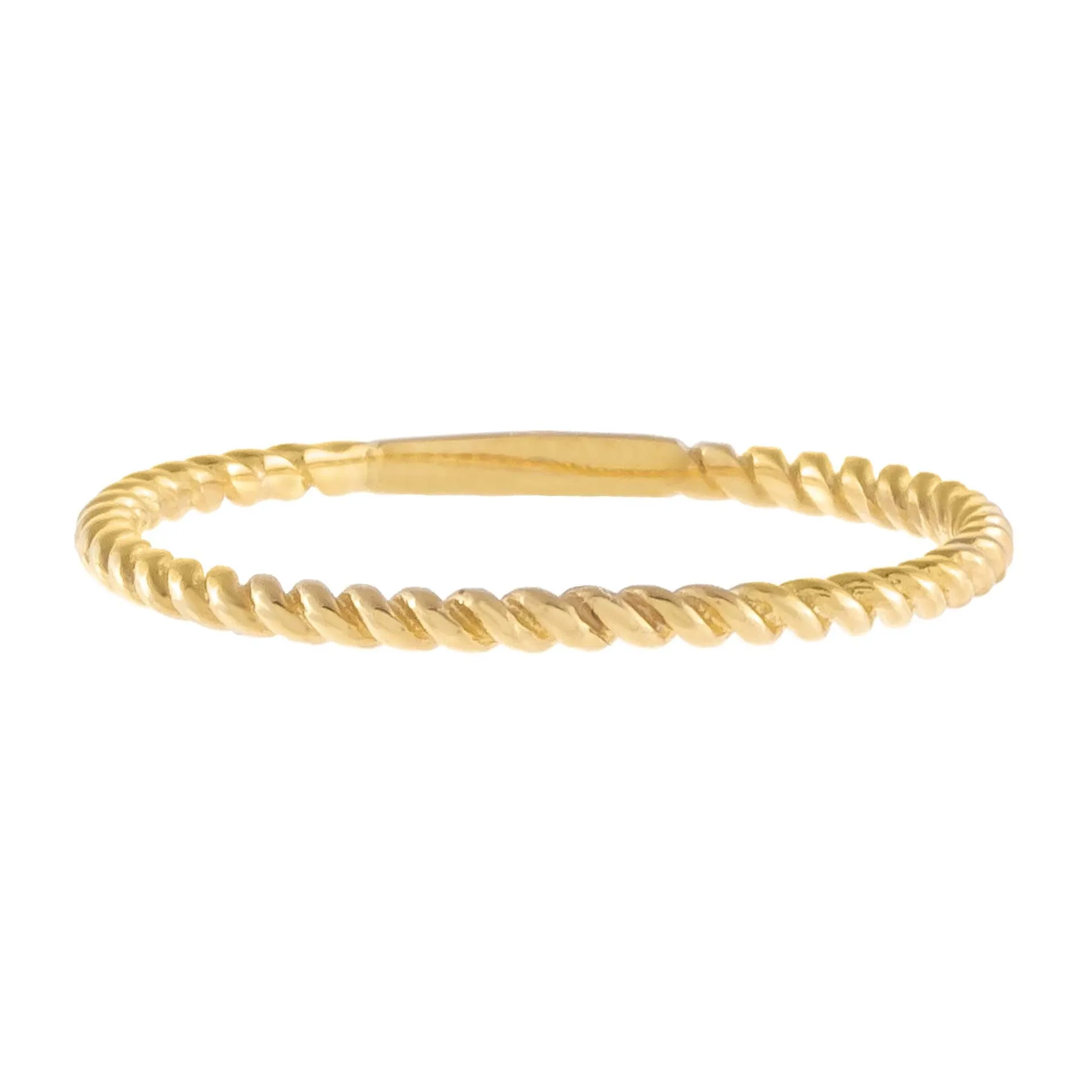 Thin Rope Ring 14K sold by Adina Eden's product image thumbnail 3