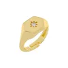 Mini Starburst Signet Ring sold by Adina Eden's