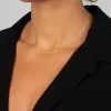 Double Cable Link Chain Necklace 14K sold by Adina Eden's