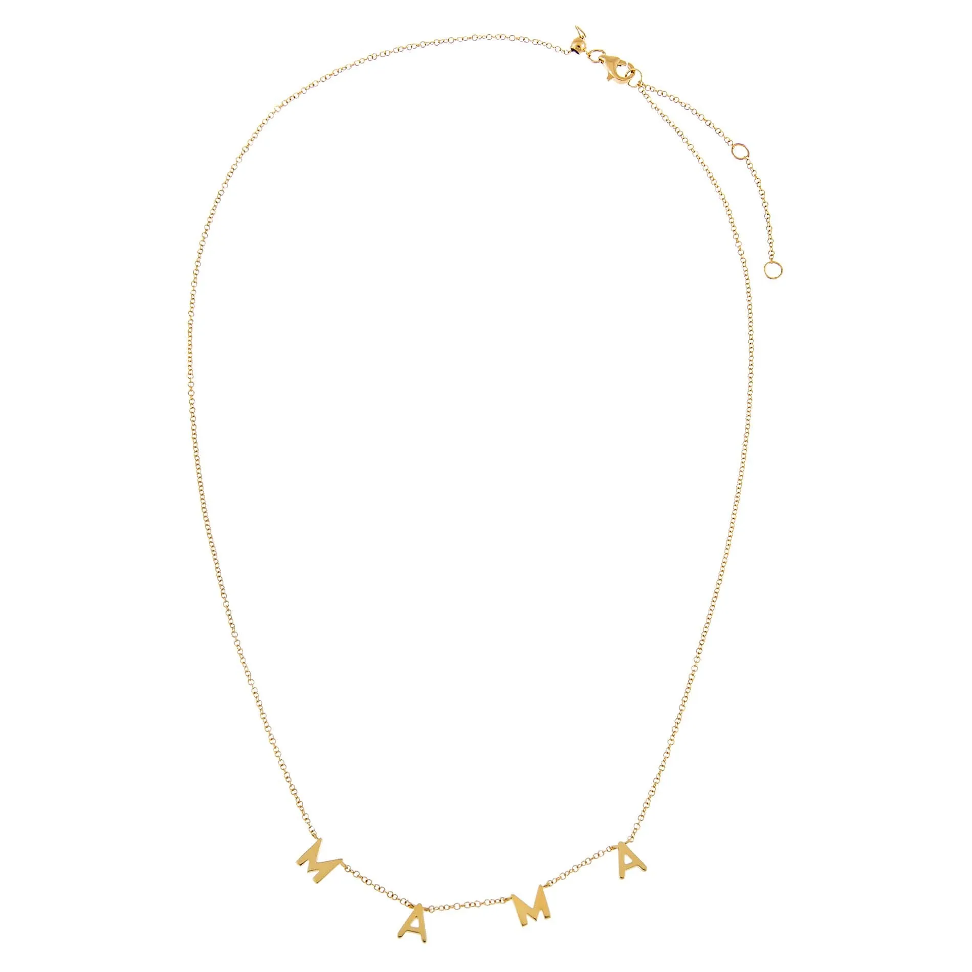 Solid Mama Necklace 14K sold by Adina Eden's product image thumbnail 3