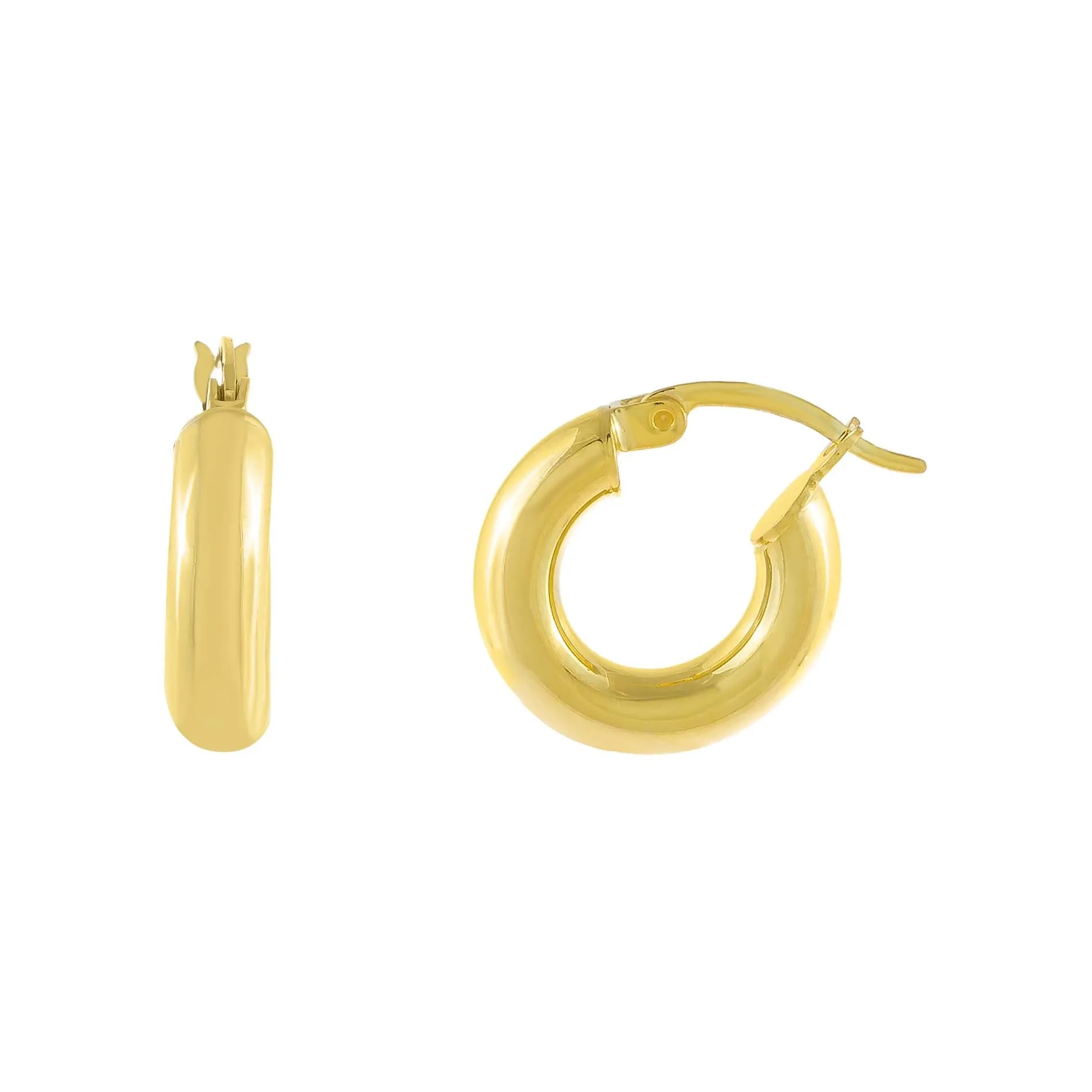 Mini Tubular Hoop Earring sold by Adina Eden's