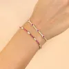 CZ Colored Teardrop Tennis Bracelet sold by Adina Eden's