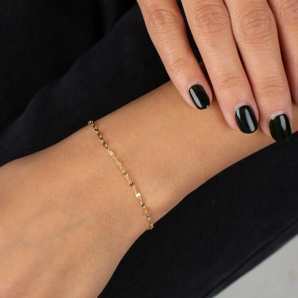 Mariner Link Chain Bracelet 14K sold by Adina Eden's product image thumbnail 3