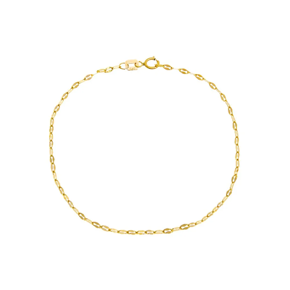 Mariner Link Chain Bracelet 14K sold by Adina Eden's