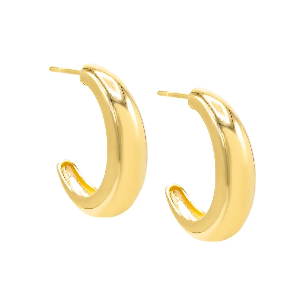 Dome Hoop Earring sold by Adina Eden's