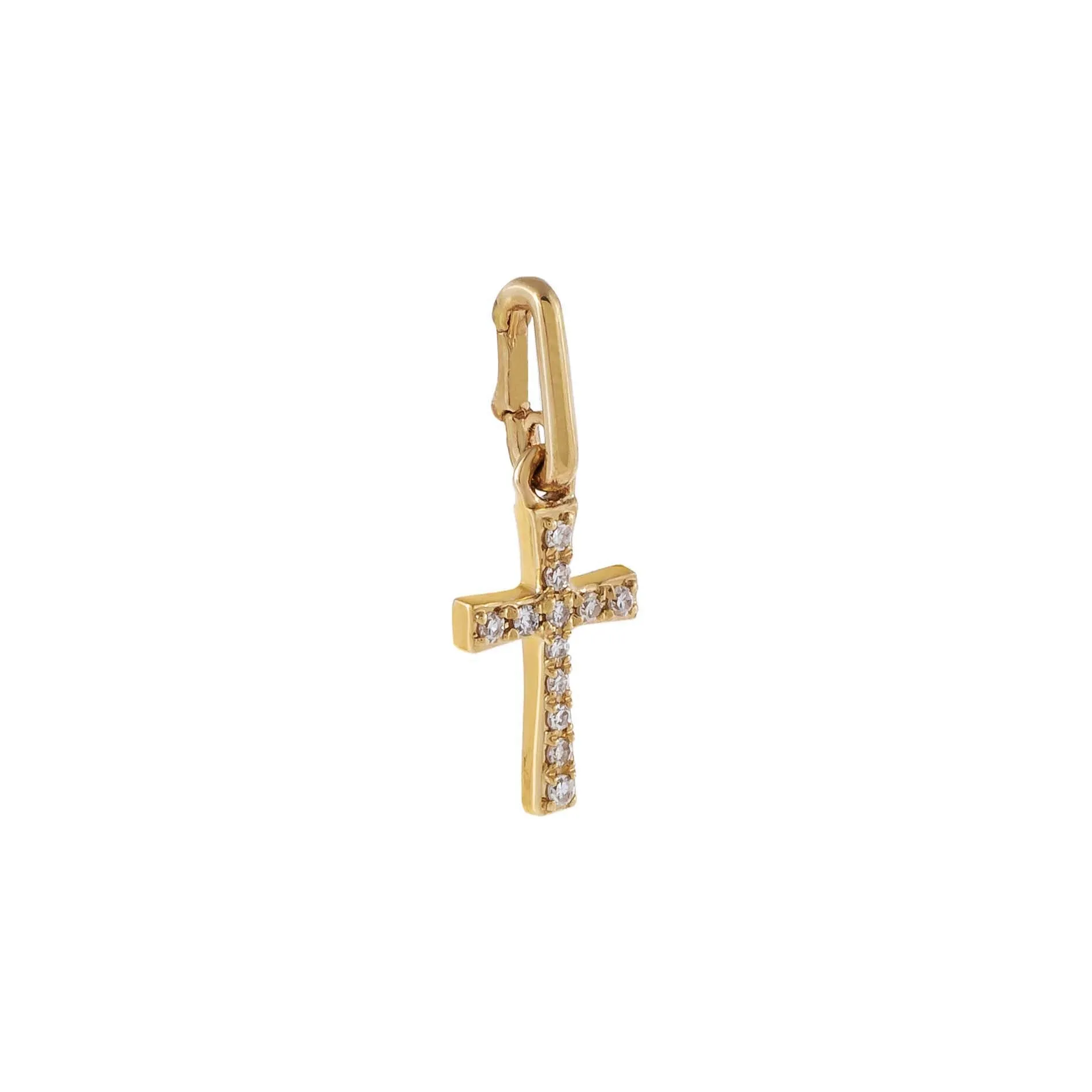 Diamond Cross Charm 14K sold by Adina Eden's product image thumbnail 2