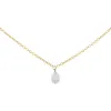 Floating Teardrop Diamond Necklace 18K sold by Adina Eden's