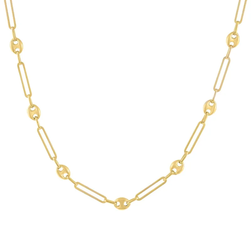 Mariner Paperclip Necklace sold by Adina Eden's