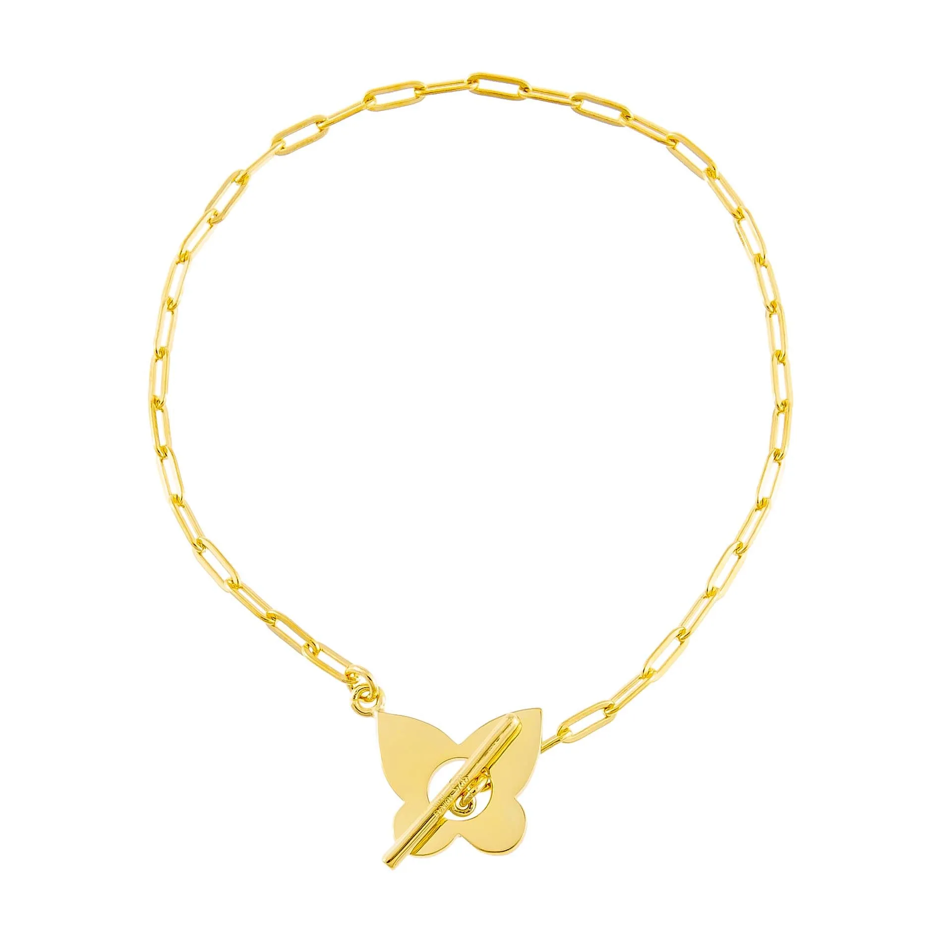 Open Butterfly Link Bracelet sold by Adina Eden's product image thumbnail 3