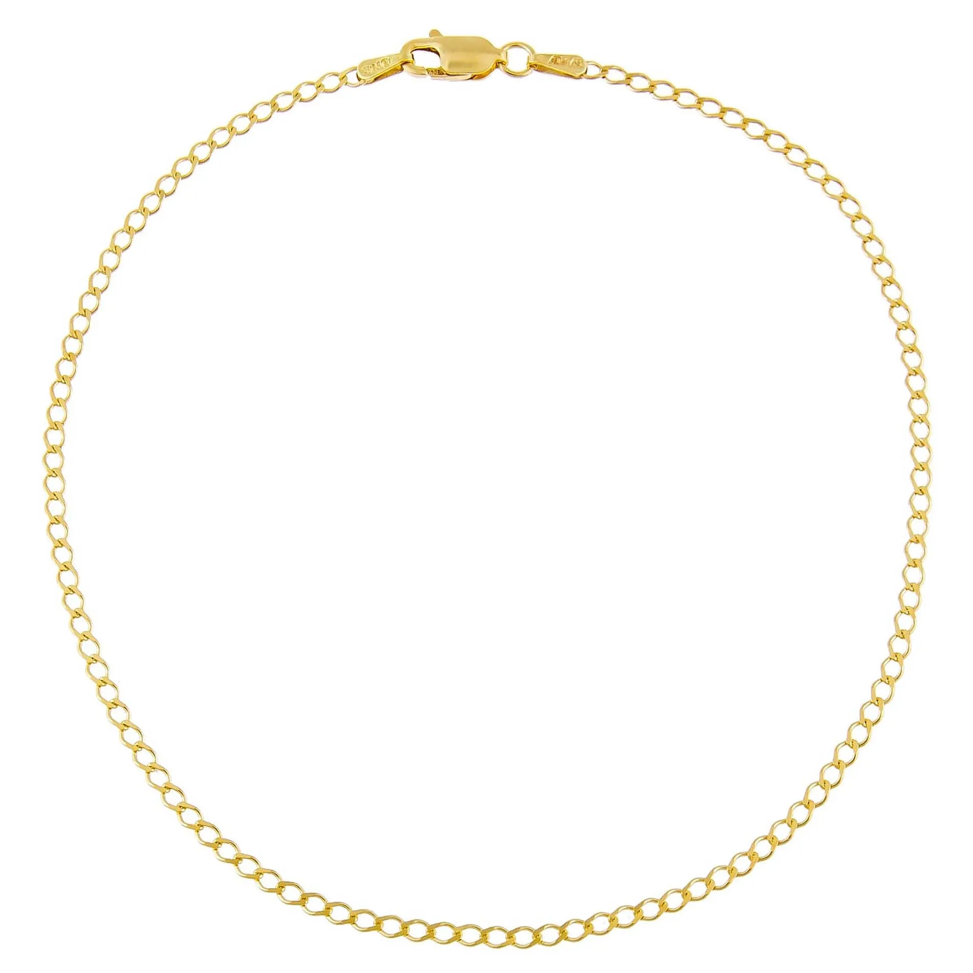 Cuban Flat Anklet sold by Adina Eden's