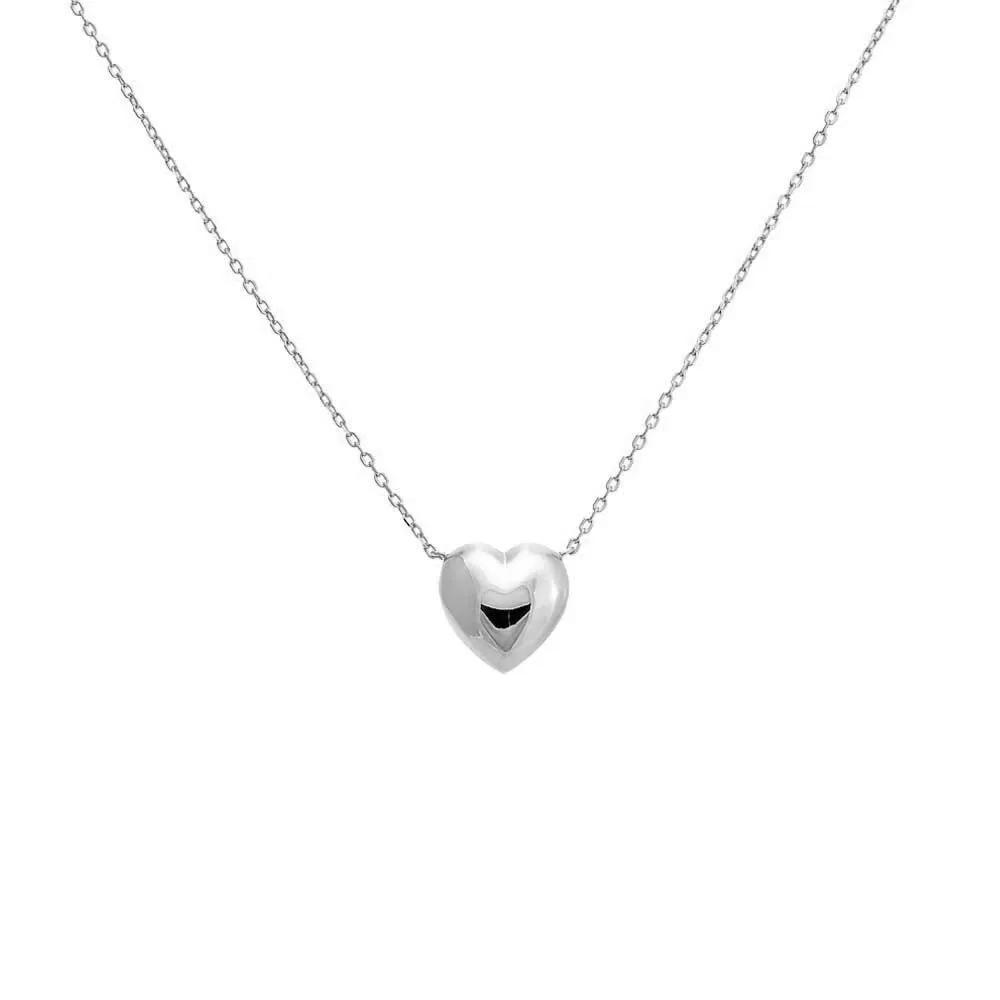 Puffy Heart Necklace sold by Adina Eden's product image thumbnail 3