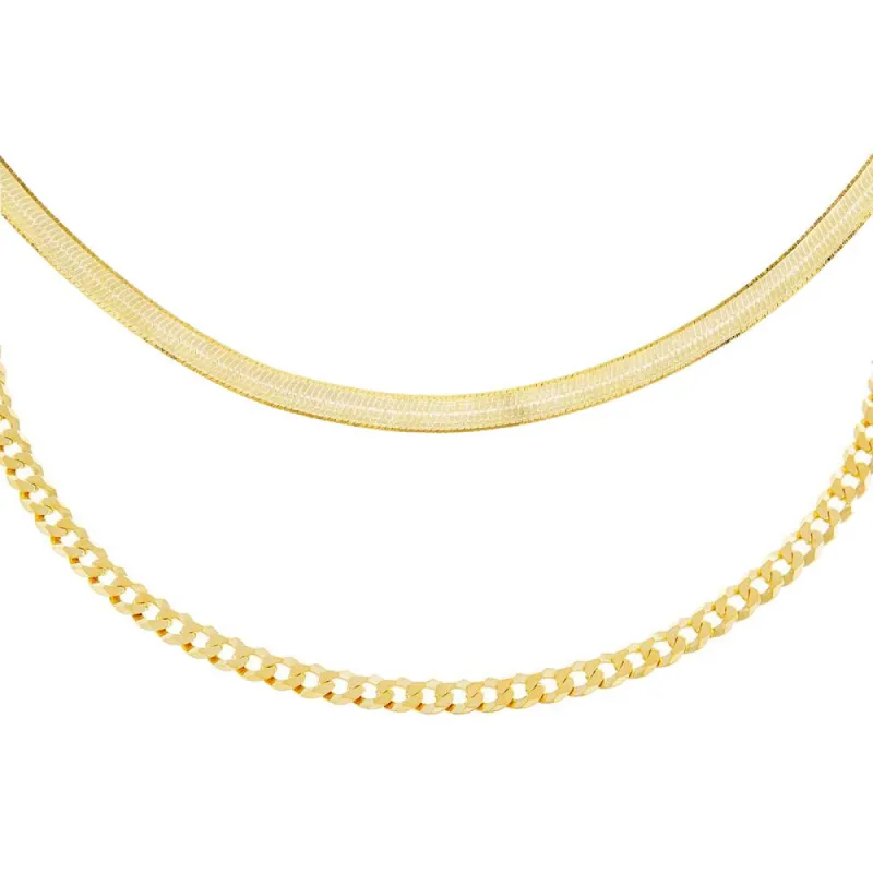 Super Flat Mixed Chain Combo Set sold by Adina Eden's