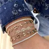 Pavé Mariner Link Bracelet sold by Adina Eden's