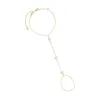 Pearl Handchain Bracelet sold by Adina Eden's
