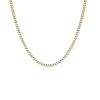 Thin Three Prong Tennis Necklace sold by Adina Eden's