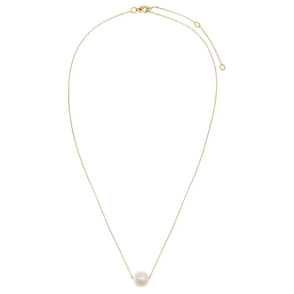 Pearl Chain Necklace 14K sold by Adina Eden's product image thumbnail 3