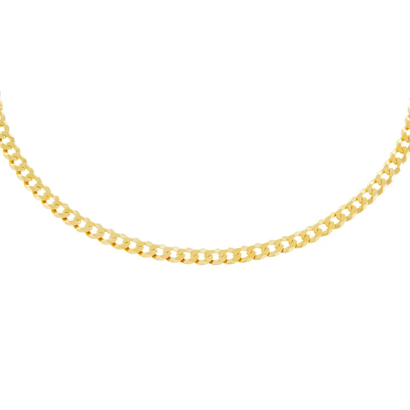 Extra Flat Cuban Chain Necklace sold by Adina Eden's