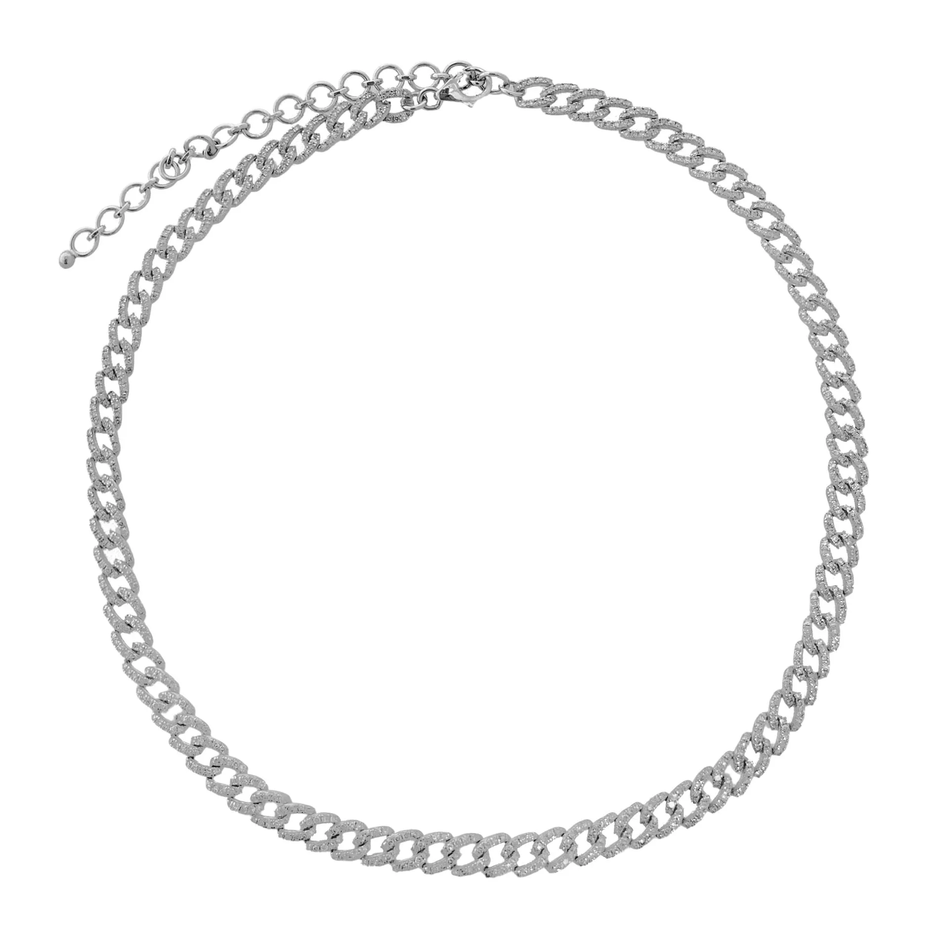 Diamond Chain Link Choker 14K sold by Adina Eden's